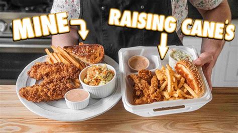 raising canes recipe|Raising Canes Chicken Finger Combo (But Better)